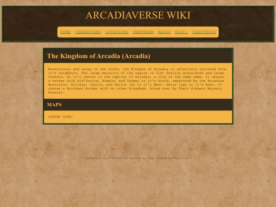 locations/arcadia screenshot