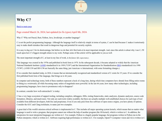 why-c screenshot