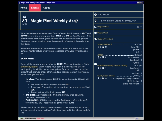 events/2026/04/magic-pixel-weekly-147 screenshot