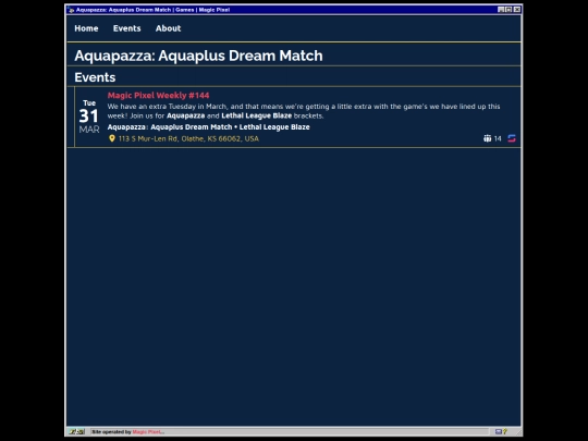 games/aquapazza-aquaplus-dream-match screenshot