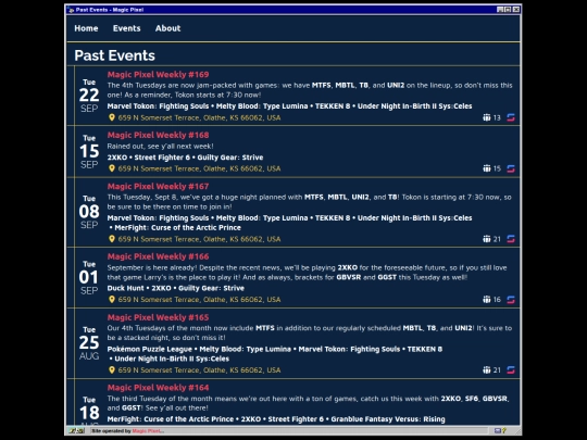 past-events screenshot