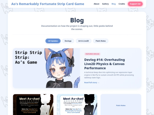 blog screenshot