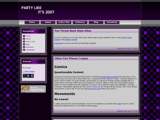 Links screenshot