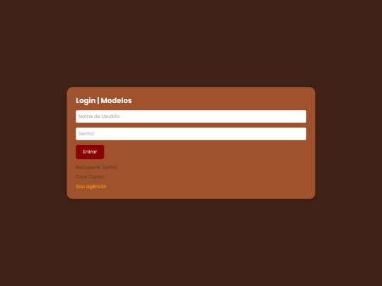 login screenshot