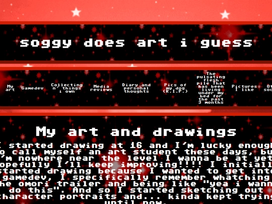 art-page screenshot