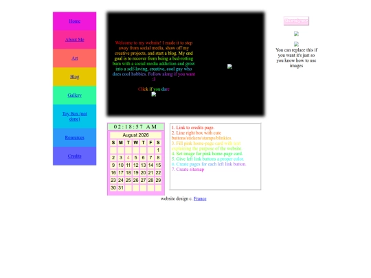 pages/aboutme screenshot