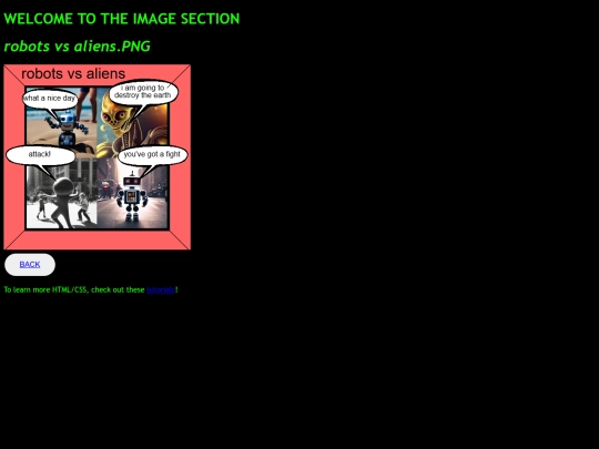 imagesection screenshot