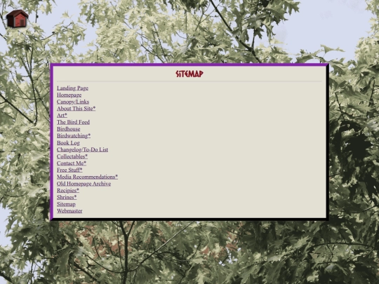 pages/sitemap screenshot