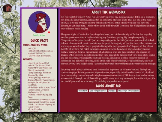 pages/webmaster screenshot