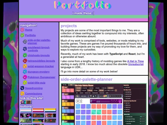 projects screenshot