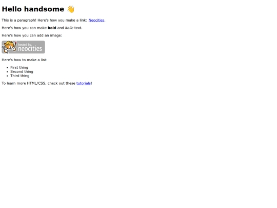 index screenshot