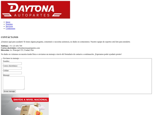contactenos screenshot