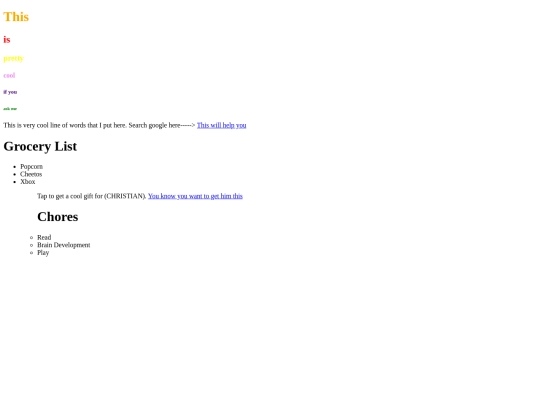 index screenshot