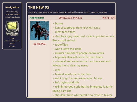 experimenting/testpage screenshot