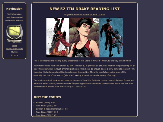 new52/tim-reading-list screenshot