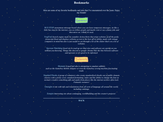 bookmarks screenshot