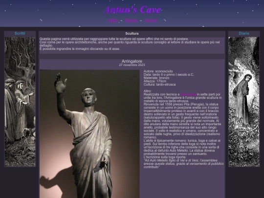 posting/altro/esposizione/scultura screenshot