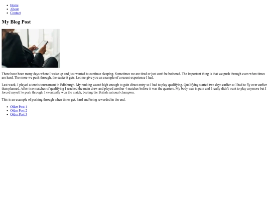 blogpost screenshot