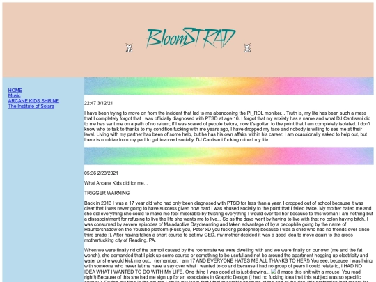 BLOG screenshot