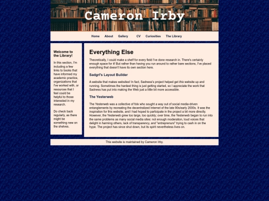 Library/things screenshot