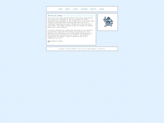 diarytest screenshot