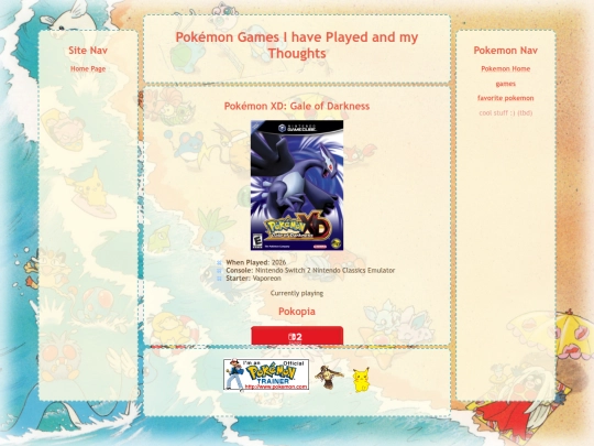 pokemongames screenshot