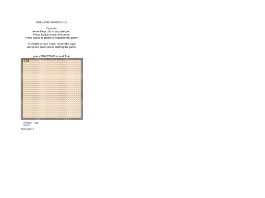 old2/old/Releasio Snakio v1.0 screenshot