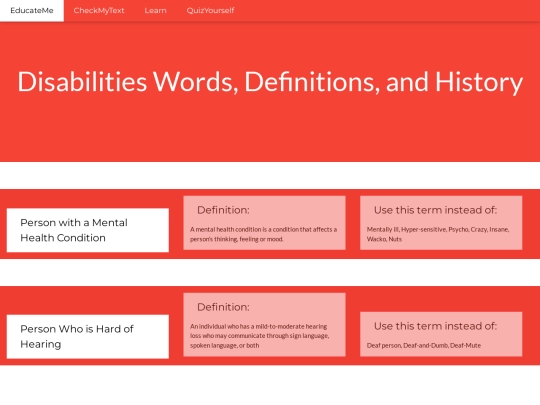 disabilities screenshot