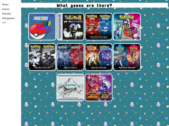 Games screenshot
