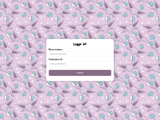 Login screenshot