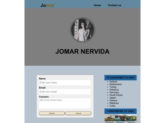 contact us screenshot