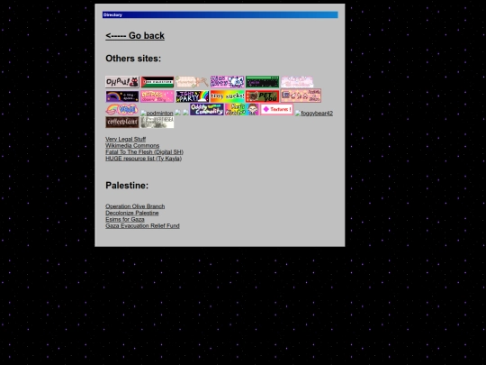 sites screenshot