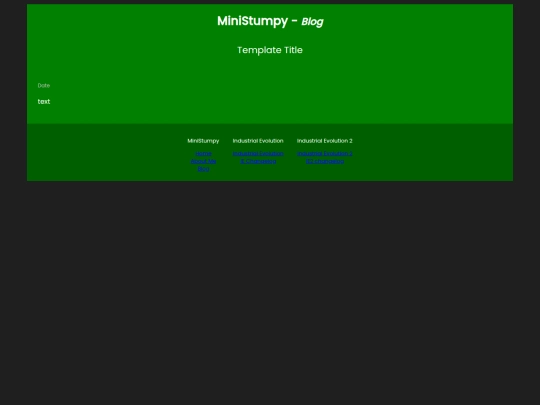 blog/blogtemplate screenshot