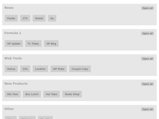 oldlinklist screenshot