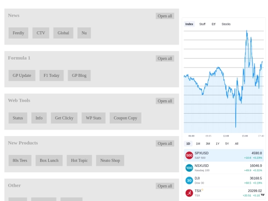 sindex screenshot