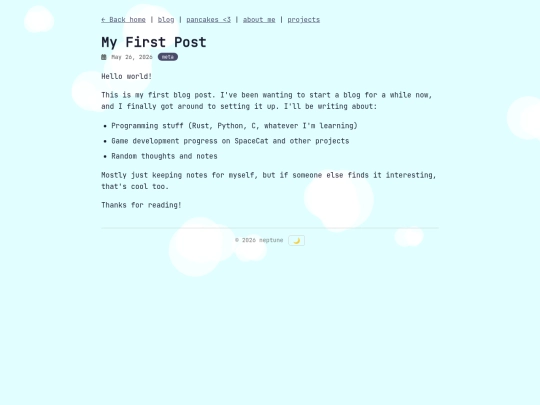 blog/my-first-post screenshot
