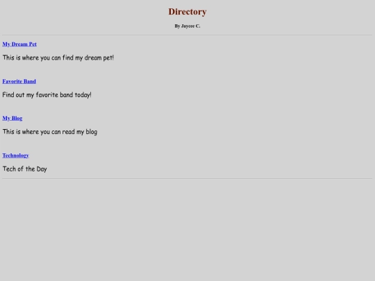 HomePage screenshot