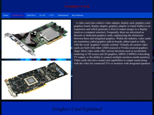 graphicscard screenshot