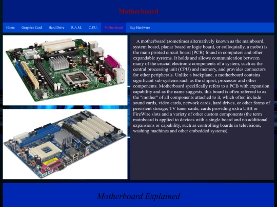 motherboard screenshot