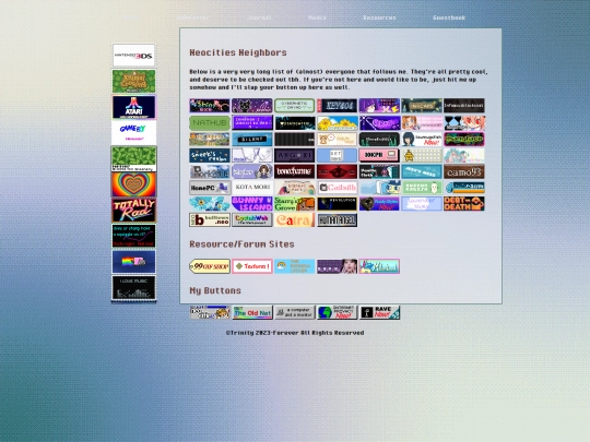 Links screenshot