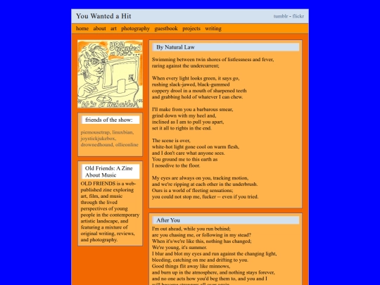 writing screenshot