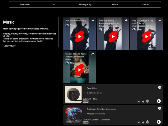 Music screenshot