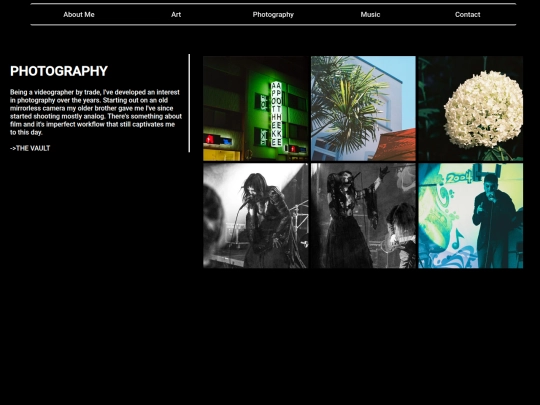 Photography screenshot