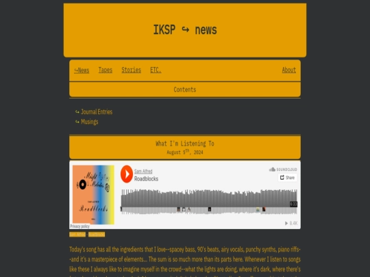 index screenshot
