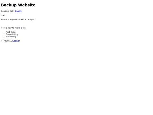 index screenshot