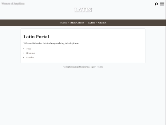 latin/home screenshot