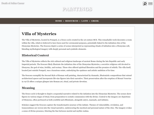 paintings/villaofmysteries screenshot
