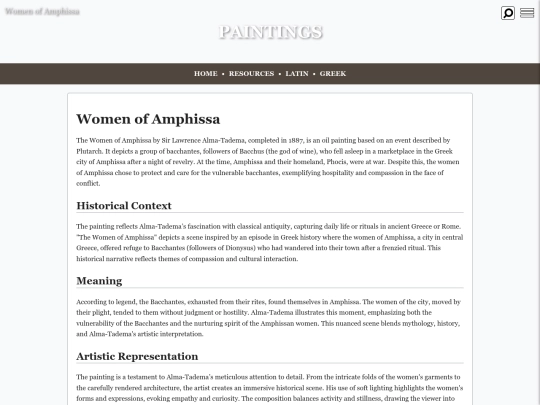 paintings/womenofamphissa screenshot