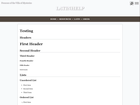 test screenshot