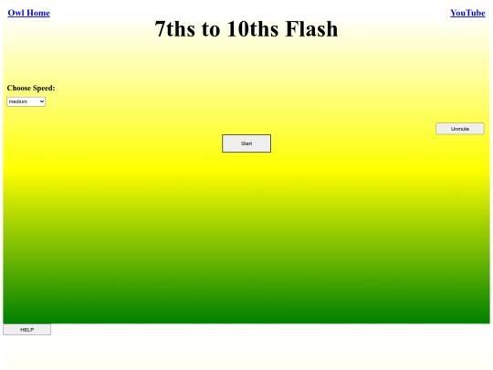 7ths to 10ths Flash/power screenshot